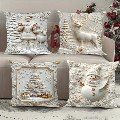 🎅🛏️ 60% DE RÉDUCTION SUR LES SOLDES DE NOËL !🎁 Housses de coussin sur le thème de Noël🛋️