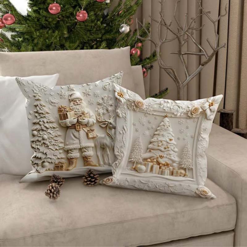 🎅🛏️ 60% DE RÉDUCTION SUR LES SOLDES DE NOËL !🎁 Housses de coussin sur le thème de Noël🛋️