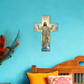 📢📢60% DE RÉDUCTION ! ✨🔥Décoration murale rétro avec croix représentant Jésus-Christ