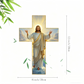 📢📢60% DE RÉDUCTION ! ✨🔥Décoration murale rétro avec croix représentant Jésus-Christ