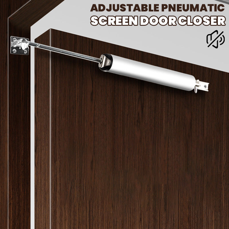 🔥60% DE RÉDUCTION ! ✨ Ferme-Porte Pneumatique Réglable - Fermeture Silencieuse, Angle Ajustable 10°-100°, Sécurité Enfants 🔧🚪