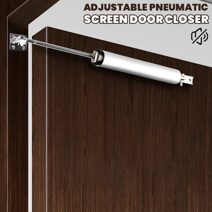 🔥60% DE RÉDUCTION ! ✨ Ferme-Porte Pneumatique Réglable - Fermeture Silencieuse, Angle Ajustable 10°-100°, Sécurité Enfants 🔧🚪