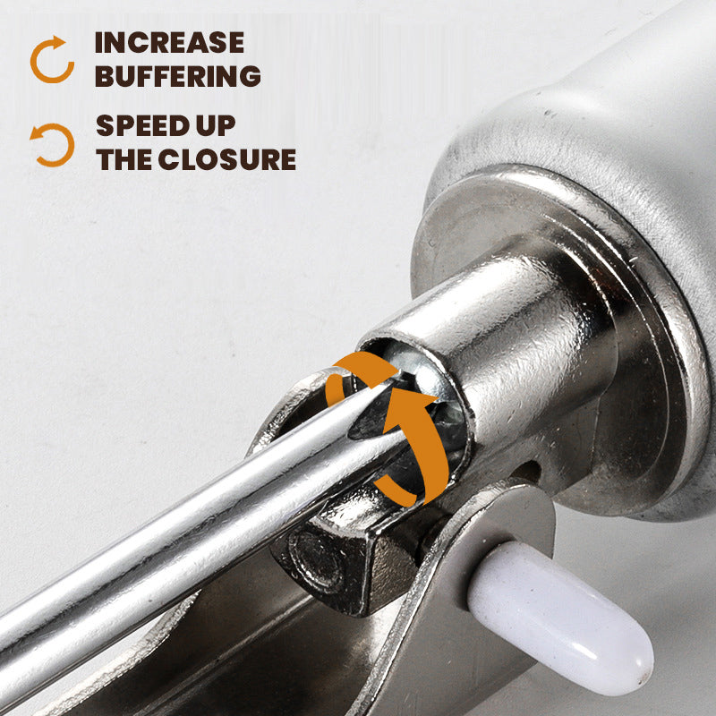 🔥60% DE RÉDUCTION ! ✨ Ferme-Porte Pneumatique Réglable - Fermeture Silencieuse, Angle Ajustable 10°-100°, Sécurité Enfants 🔧🚪