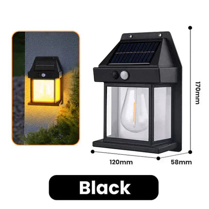 🔈🔈Black Friday : 60 % de réduction sur tout ! 🔥– Applique murale solaire à détecteur de mouvement en tungstène : zéro électricité, 12h d’autonomie & IP65 ! 🌙