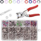 🧵 50 % DE RÉDUCTION ! 🔘 Kit de pose de boutons à faire soi-même – Kit complet, facile à utiliser et pour renforcer vos vêtements ✂️