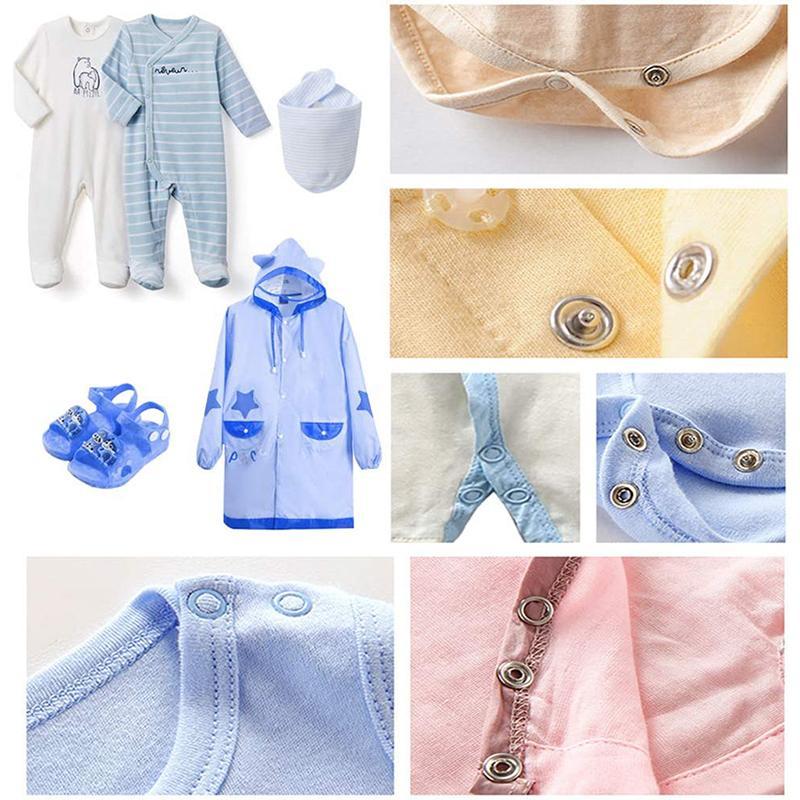 🧵 50 % DE RÉDUCTION ! 🔘 Kit de pose de boutons à faire soi-même – Kit complet, facile à utiliser et pour renforcer vos vêtements ✂️