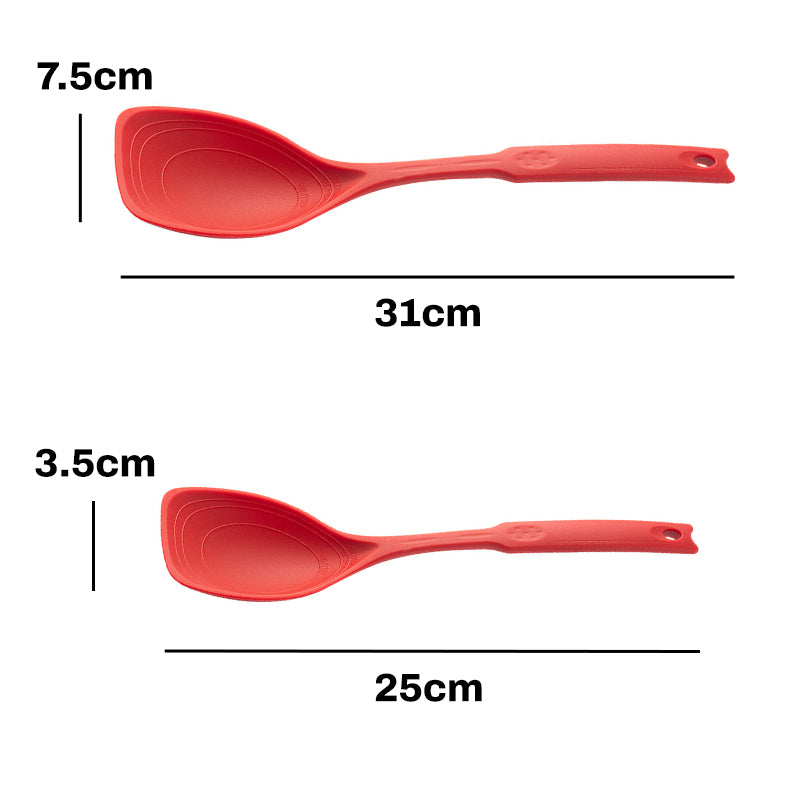 Spátule de cuisine résistante à la chaleur en silicone de qualité alimentaire