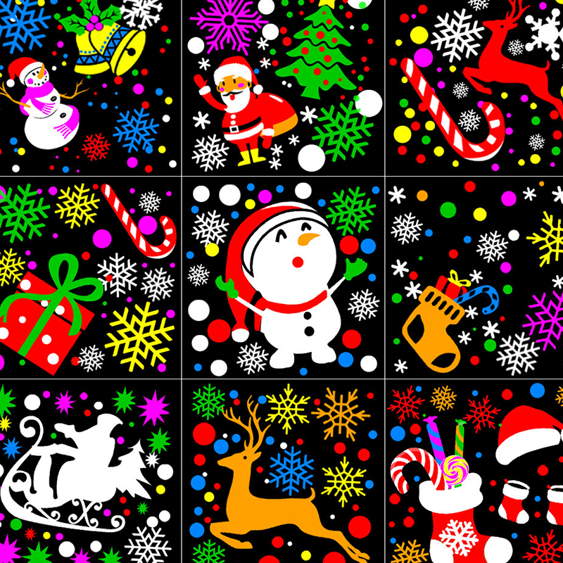 🎄 Projecteur lumineux LED USB magique pour Noël – Plus de 12 motifs festifs, installation facile (Plug & Play) pour la décoration de la maison et des fêtes