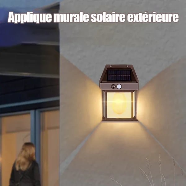 🔈🔈Black Friday : 60 % de réduction sur tout ! 🔥– Applique murale solaire à détecteur de mouvement en tungstène : zéro électricité, 12h d’autonomie & IP65 ! 🌙