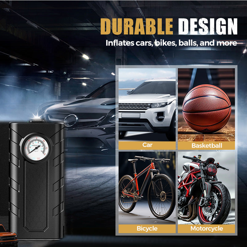 Pompe à air sans fil pour voiture