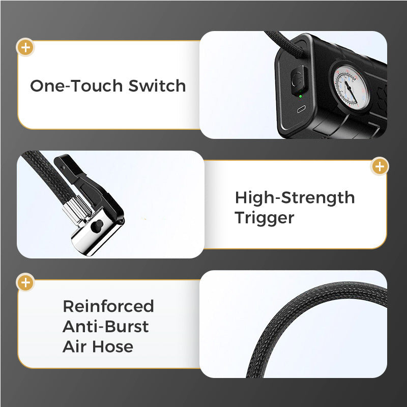 Pompe à air sans fil pour voiture