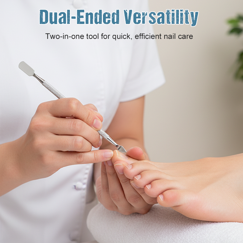 Kit d'outils pour manucure et pédicure en acier inoxydable