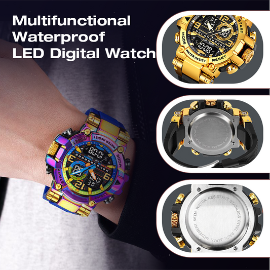 🔈🔈REMISE LIMITÉE DE 60 %🔥Montre LED numérique multifonctionnelle et étanche