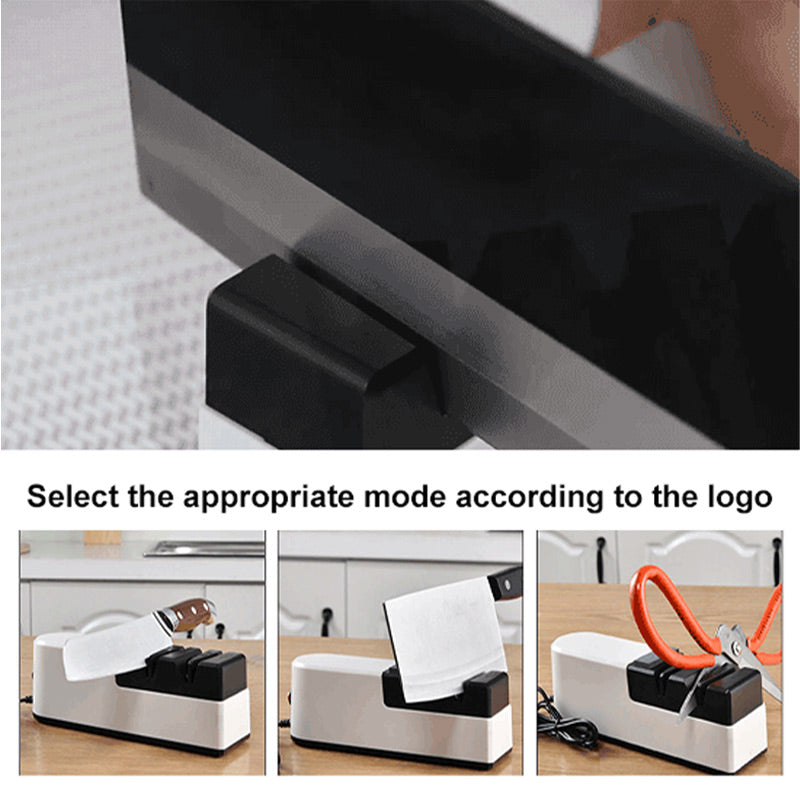 🔪 60 % DE RÉDUCTION MAINTENANT ! ⚙️ Affûteur de couteaux électrique professionnel – Affûtage rapide et précis, multi-angles pour couteaux de cuisine et d'extérieur ✨📦