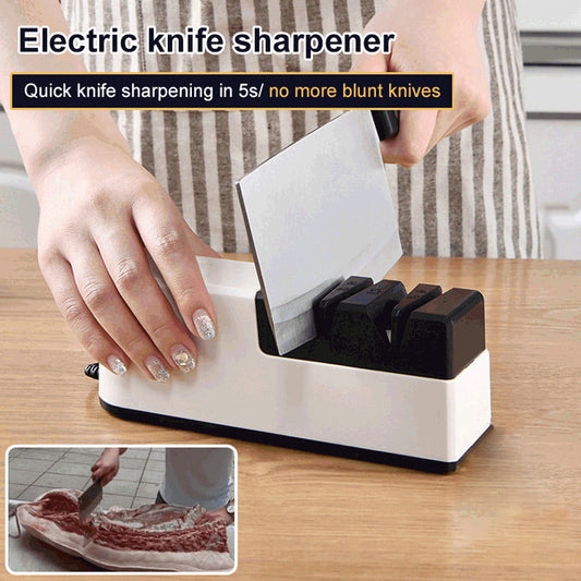 🔪 60 % DE RÉDUCTION MAINTENANT ! ⚙️ Affûteur de couteaux électrique professionnel – Affûtage rapide et précis, multi-angles pour couteaux de cuisine et d'extérieur ✨📦