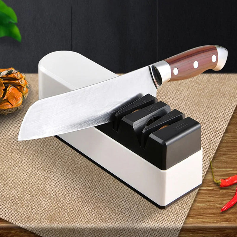 🔪 60 % DE RÉDUCTION MAINTENANT ! ⚙️ Affûteur de couteaux électrique professionnel – Affûtage rapide et précis, multi-angles pour couteaux de cuisine et d'extérieur ✨📦