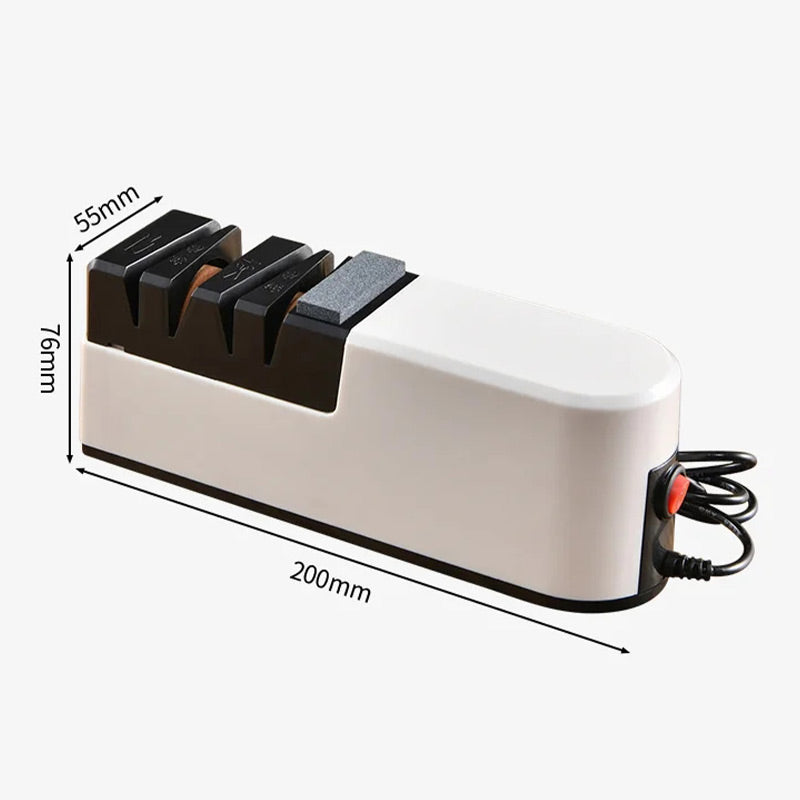 🔪 60 % DE RÉDUCTION MAINTENANT ! ⚙️ Affûteur de couteaux électrique professionnel – Affûtage rapide et précis, multi-angles pour couteaux de cuisine et d'extérieur ✨📦