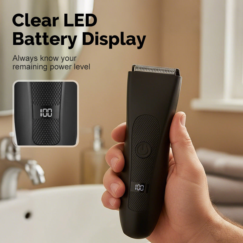 📢📢60 % DE RÉDUCTION !!🔥🔥Plus de 35 000 exemplaires vendus !!✂️Tondeuse corporelle numérique pour hommes avec affichage numérique✨