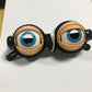 👀 Lunettes à cordon pour faire des clins d'œil | 🎉 Fêtes d'anniversaire / jeux de rôle / fêtes de fin d'année – Un cordon au niveau du menton permet de contrôler les clins d'œil, pour faire rire tout le monde