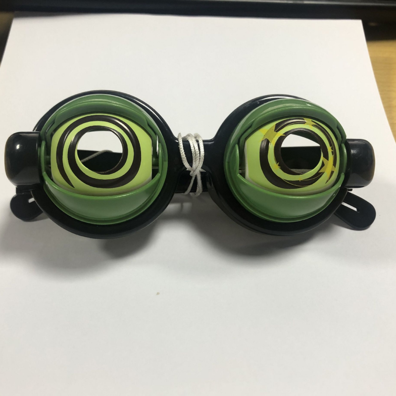 👀 Lunettes à cordon pour faire des clins d'œil | 🎉 Fêtes d'anniversaire / jeux de rôle / fêtes de fin d'année – Un cordon au niveau du menton permet de contrôler les clins d'œil, pour faire rire tout le monde