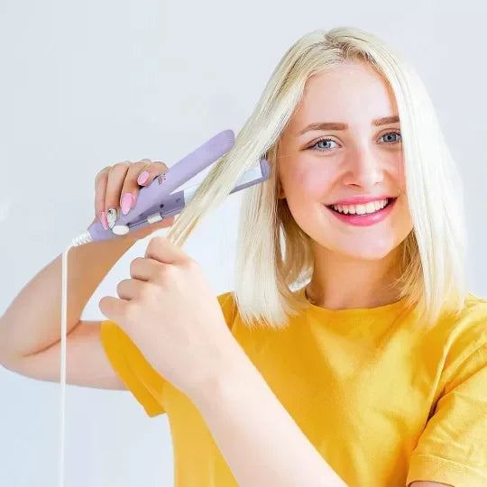 💇Fer à boucler professionnel 2 en 1 en céramique – Chauffe rapide en 30 secondes, contrôle intelligent de la température pour des cheveux sains