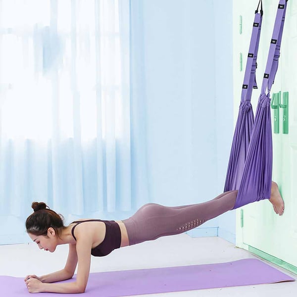 📢 60 % de réduction – Corde de Yoga Aérienne ZenFlex pour Soulager les Maux de Dos ! 💜 Étirements Ciblés + Portable + Récupération Rapide