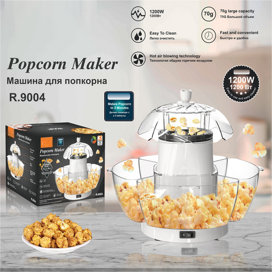 🔈🔈60 % DE RÉDUCTION !!🔥Machine à pop-corn à air chaud automatique 1200W
