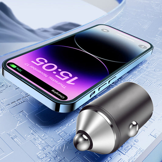🚗GRANDE SOLDES - 60 % DE RÉDUCTION🔥 Chargeur de voiture ultra-rapide – Double port PD et charge rapide QC