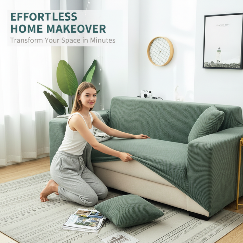 🔈🔈NOUVEAUTÉS 2026 - 60 % DE RÉDUCTION🛋️Housse de canapé extensible en maille jacquard