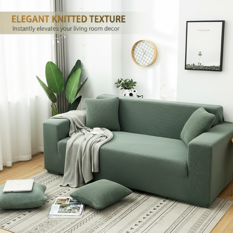 🔈🔈NOUVEAUTÉS 2026 - 60 % DE RÉDUCTION🛋️Housse de canapé extensible en maille jacquard