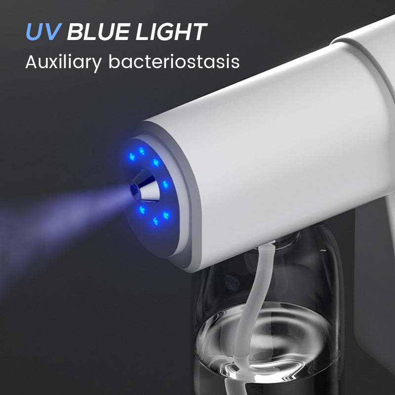 💨🛡️ 50 % DE RÉDUCTION ! Pistolet pulvérisateur nano-désinfectant – une brume nano ultra-fine recouvre les surfaces en un clin d’œil, pas besoin d’essuyer. Le grand réservoir de 380 ml dure plus longtemps : moins de recharges, plus de protection.