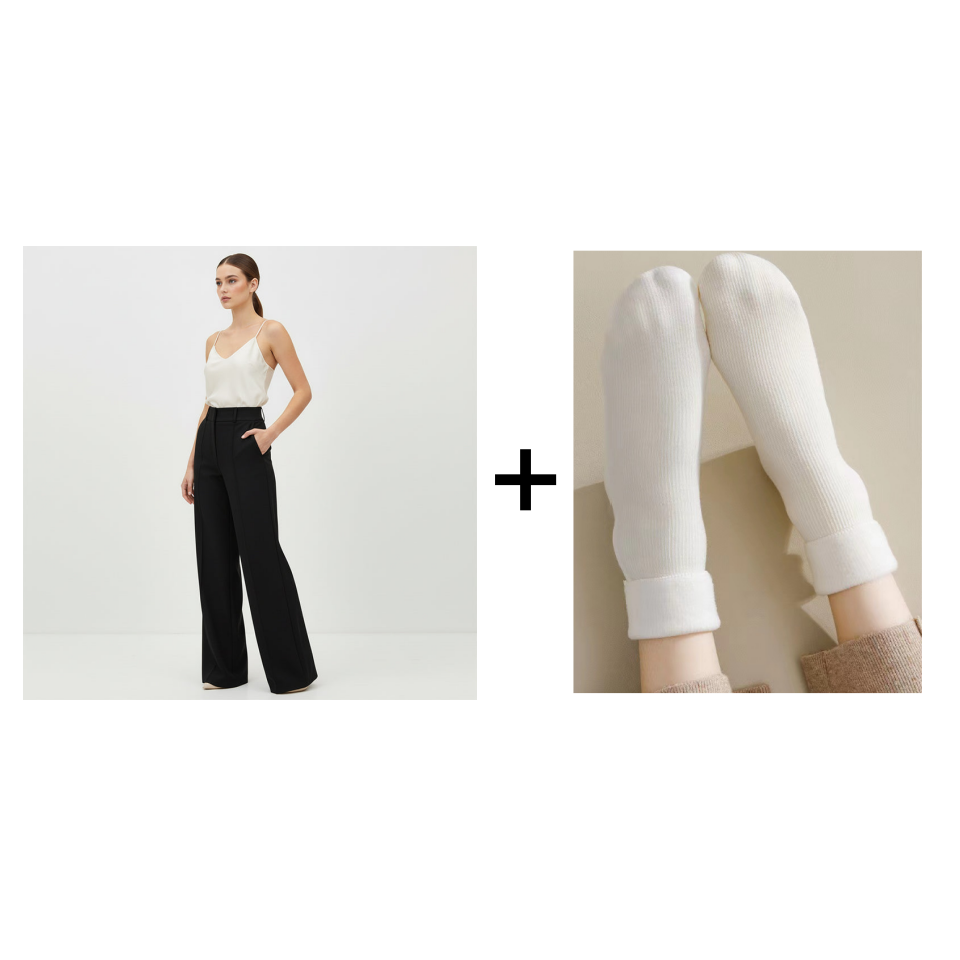 🌟👖DERNIER JOUR - OFFRE SPÉCIALE -60% ✨️ Pantalon femme élégant taille haute