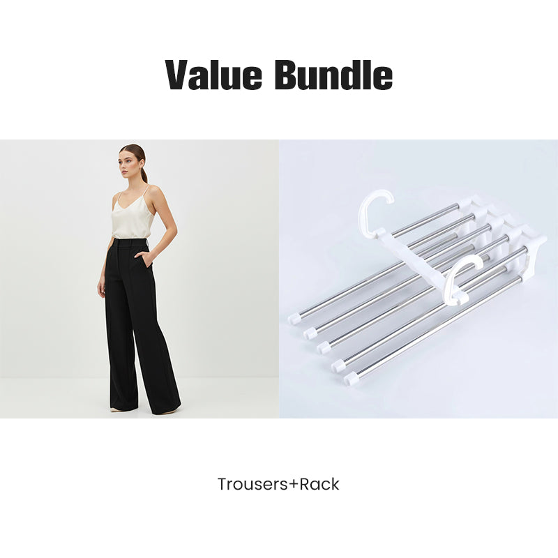 🌟👖DERNIER JOUR - OFFRE SPÉCIALE -60% ✨️ Pantalon femme élégant taille haute