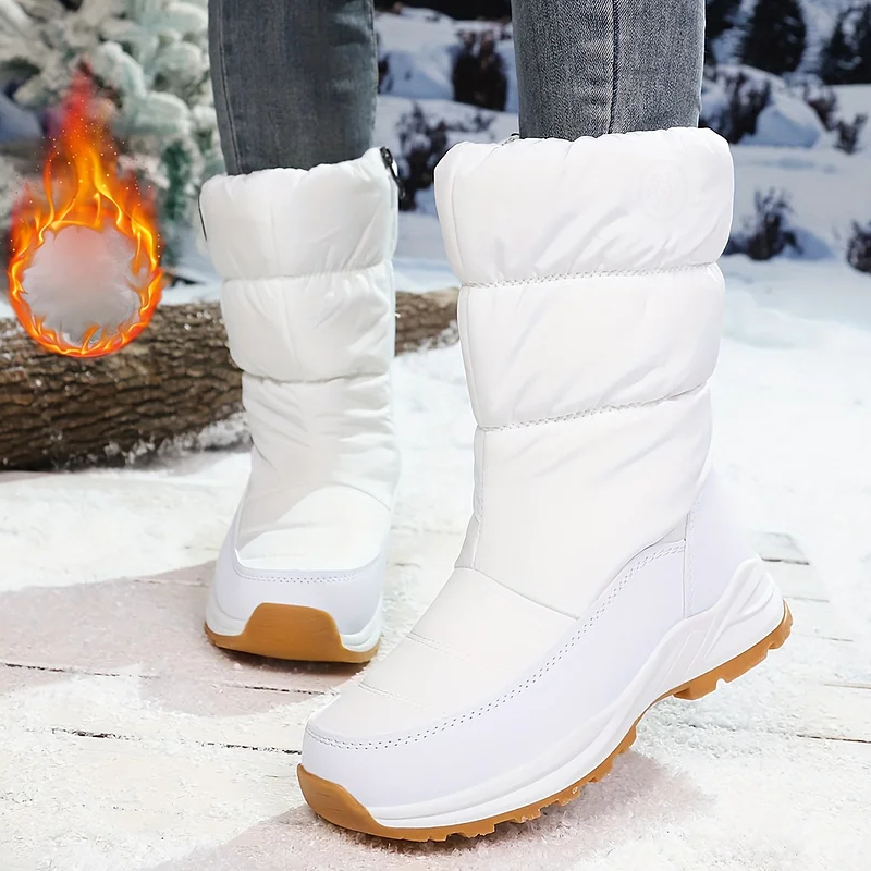 🎁60 % DE RÉDUCTION❄️💖Bottes de neige extra chaudes doublées de fausse fourrure pour femmes