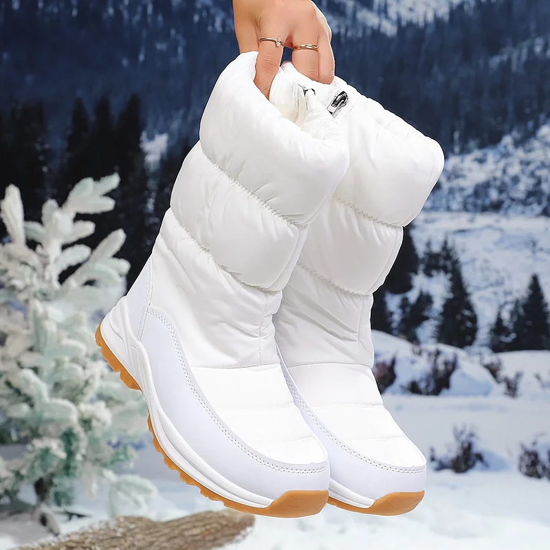 🎁60 % DE RÉDUCTION❄️💖Bottes de neige extra chaudes doublées de fausse fourrure pour femmes