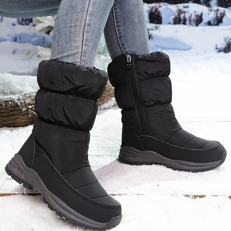 🎁60 % DE RÉDUCTION❄️💖Bottes de neige extra chaudes doublées de fausse fourrure pour femmes