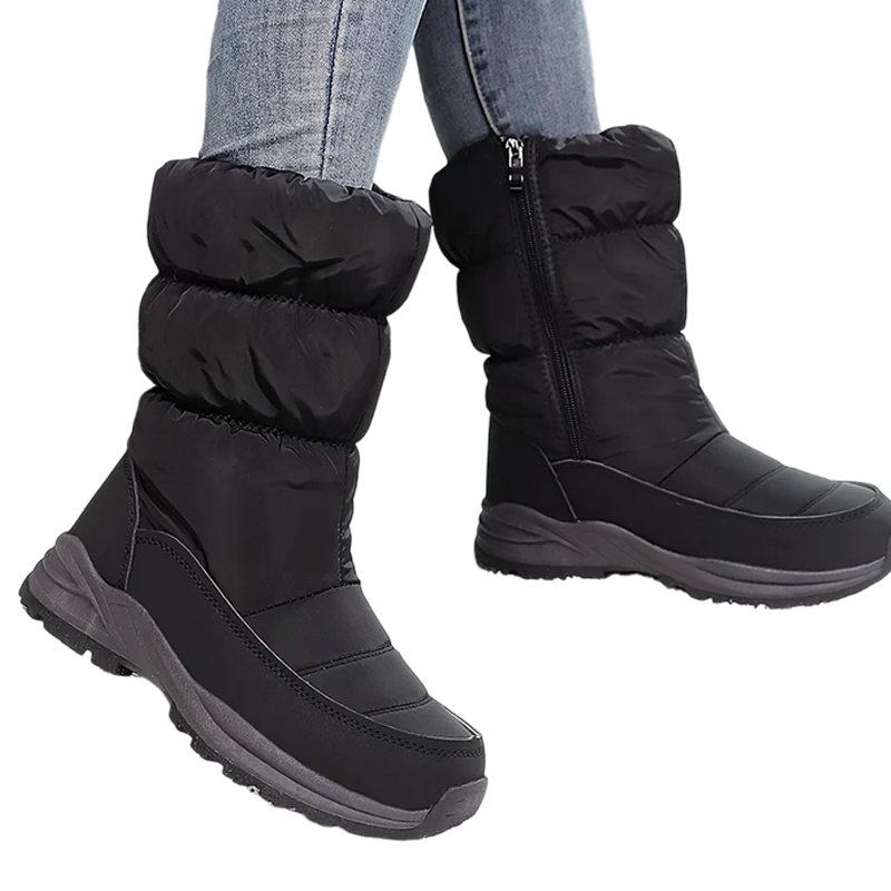🎁60 % DE RÉDUCTION❄️💖Bottes de neige extra chaudes doublées de fausse fourrure pour femmes