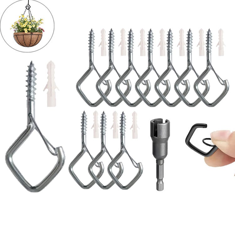 🛠️ -60 % MAINTENANT ! 🔒 Lot de 20 mousquetons carrés – Verrouillage de sécurité, polyvalents et durables pour bonsaïs, bougies et décoration ✨