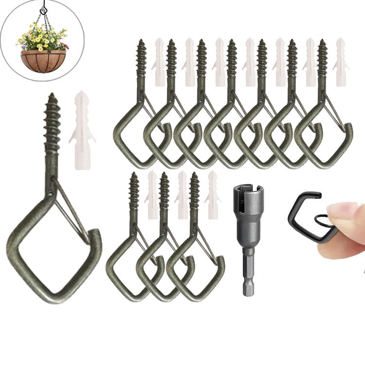 🛠️ -60 % MAINTENANT ! 🔒 Lot de 20 mousquetons carrés – Verrouillage de sécurité, polyvalents et durables pour bonsaïs, bougies et décoration ✨