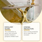🎨🏡Kit de peinture effet feuille d'or – Peinture dorée métallisée à base d'eau, résistante aux intempéries, avec pinceau, idéale pour les meubles, la décoration et le bricolage d'extérieur