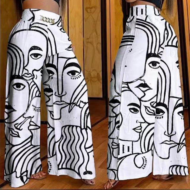 👖 60 % DE RÉDUCTION ! 💃 Pantalon femme – Taille haute, jambes larges, ceinture accentuée et style polyvalent ✨