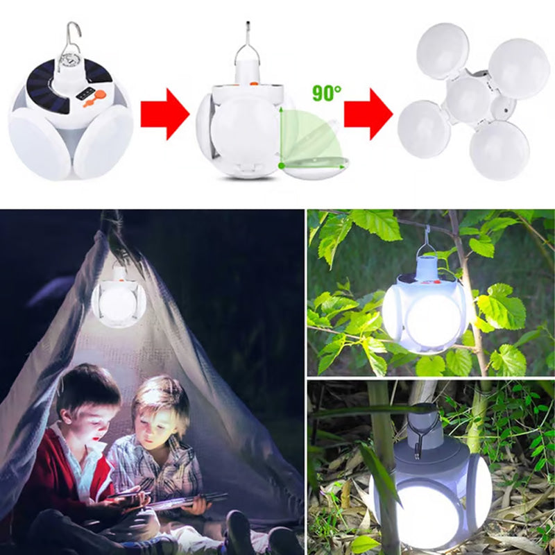☀️⚡60 % DE RÉDUCTION ! 🔋🔥Lampe solaire multifonctionnelle et pliable en forme de ballon de football