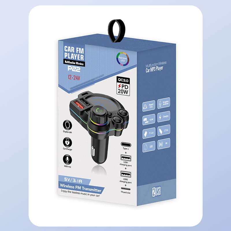 📻 50 % DE RÉDUCTION ! 🚗 Émetteur FM Bluetooth universel à double port – Musique sans fil, mains libres et double chargeur USB 🔌