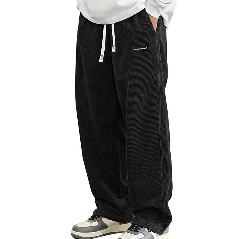 🔈🔈60 % DE RÉDUCTION MAINTENANT👖Pantalon ample à cordon de serrage avec poches pour homme
