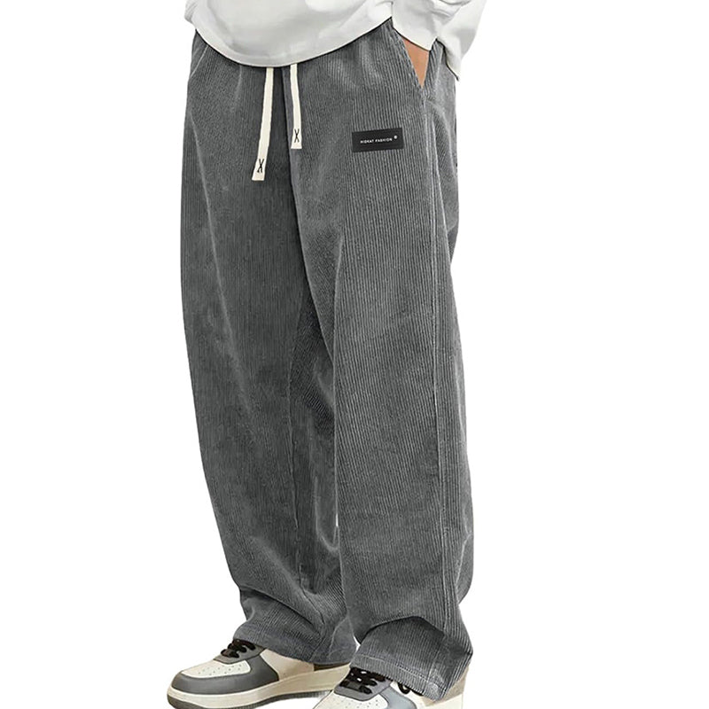🔈🔈60 % DE RÉDUCTION MAINTENANT👖Pantalon ample à cordon de serrage avec poches pour homme