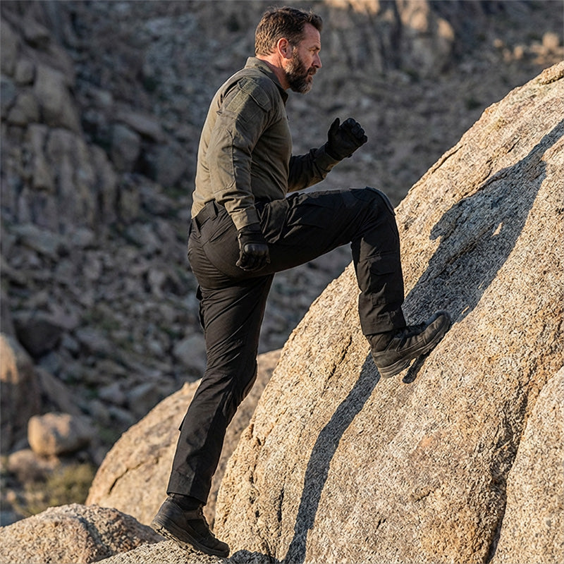 🪖👖 60 % DE RÉDUCTION ! 🔥Pantalon cargo tactique pour homme avec genouillères intégrées – Conçu pour la mobilité, la durabilité et un rangement prêt à l'emploi