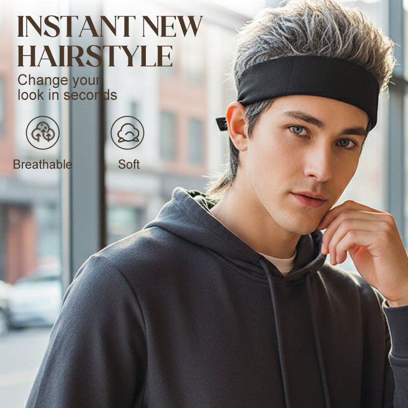 🧢 60 % DE RÉDUCTION ! 🎤 Perruque/chapeau hip-hop unisexe – Style grunge, doux et confortable, parfait pour les fêtes et les déguisements ✨