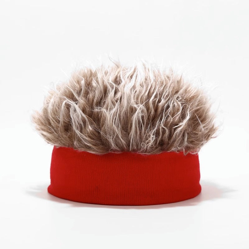 🧢 60 % DE RÉDUCTION ! 🎤 Perruque/chapeau hip-hop unisexe – Style grunge, doux et confortable, parfait pour les fêtes et les déguisements ✨