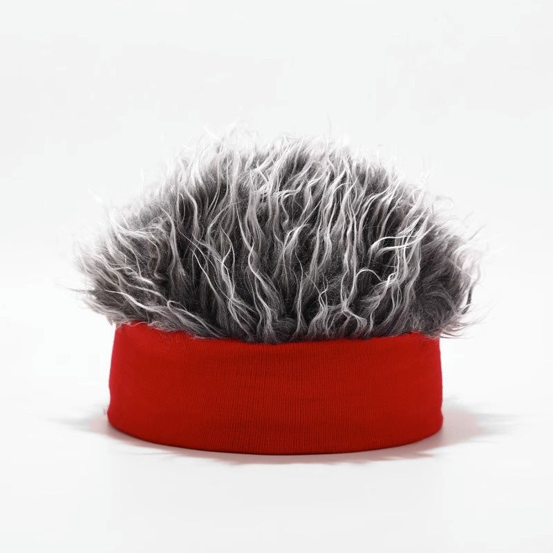 🧢 60 % DE RÉDUCTION ! 🎤 Perruque/chapeau hip-hop unisexe – Style grunge, doux et confortable, parfait pour les fêtes et les déguisements ✨