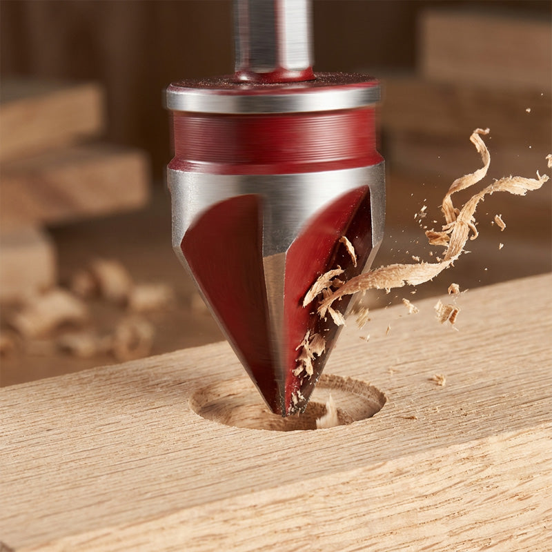 🛠️60 % DE RÉDUCTION MAINTENANT ! 🔩 Jeu de forets à fraiser pour le travail du bois (5 ou 3 pièces) – Trous nets et affleurants, durable et rapide ⚙️